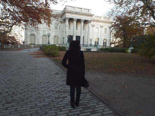 Admiring the Big House....Just lovely !