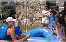 Family Recieving Rafting Instructions